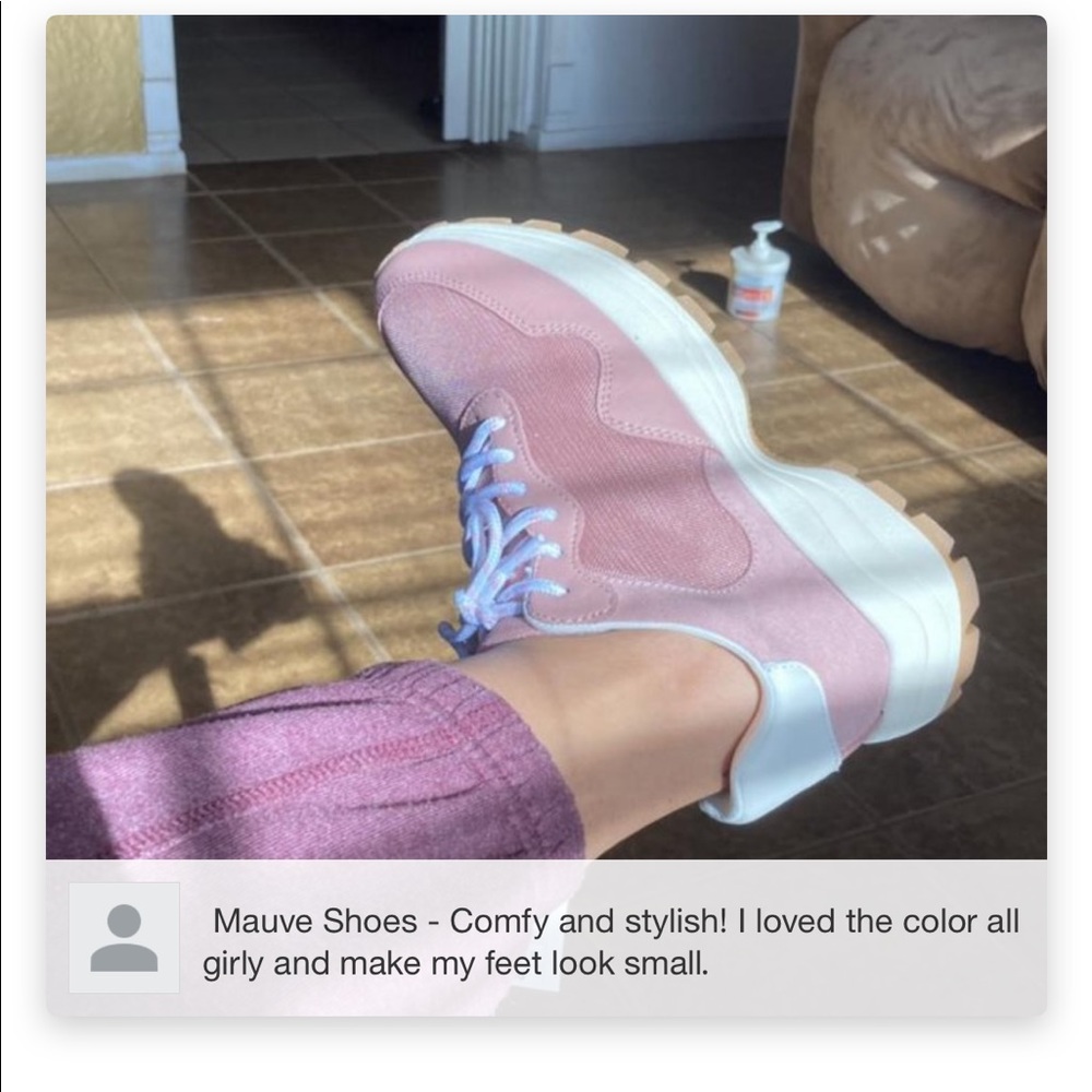A New Day - Jojo’s sneaker in Mauve